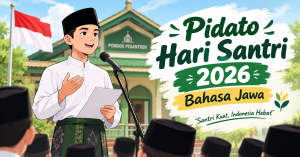 Pidato Hari Santri 2026 Bahasa Jawa Singkat, Lengkap dengan Pembukaan dan Penutup